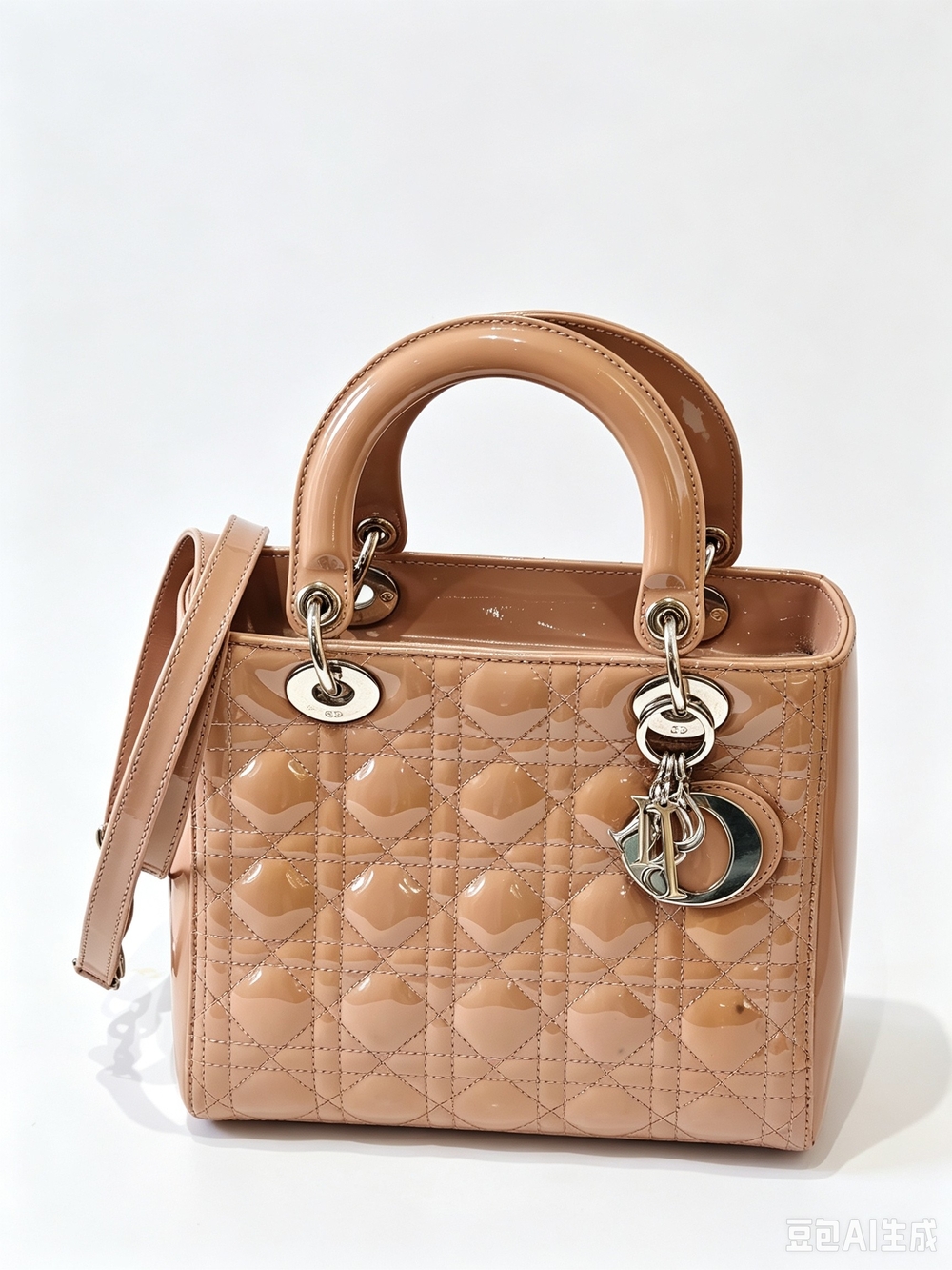 Dior Patent Cannage Medium Lady Dior.